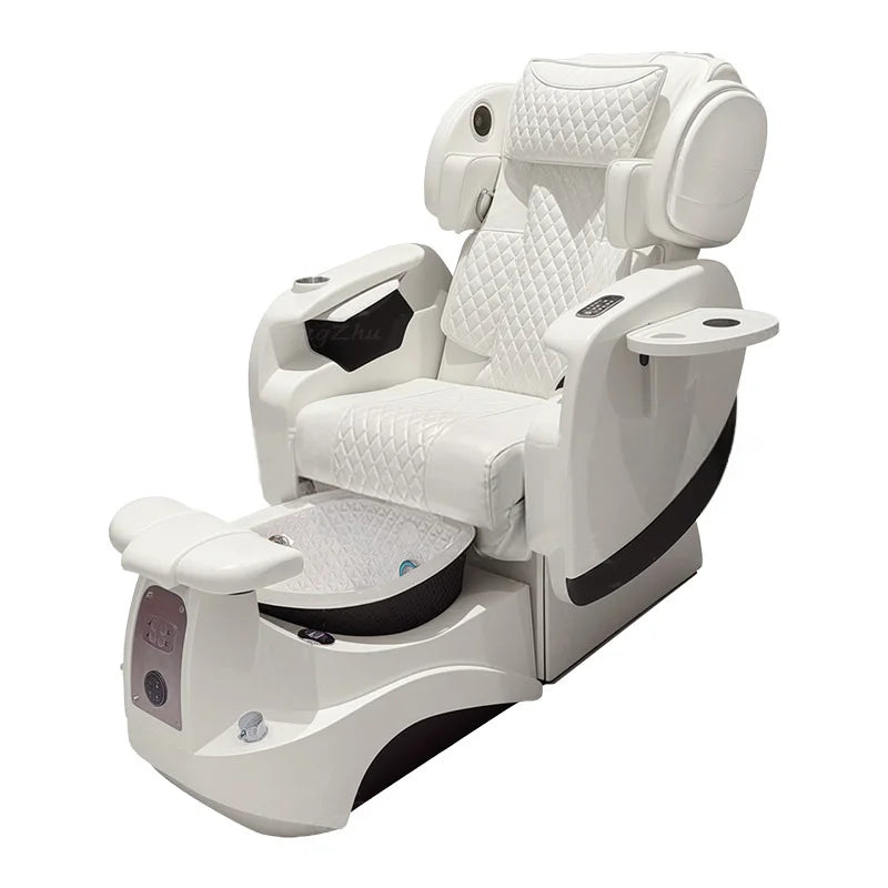 Foot Pool Pedicure Chair Foot Massage and Washing Electric Foot Bath Spa Salon Nail Sofa Reclining Backrest Chair for Foot Bath