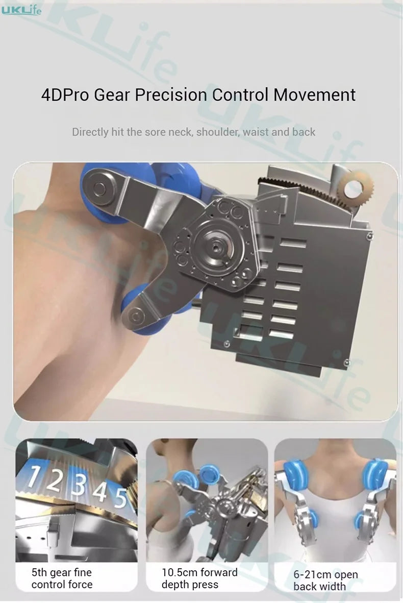 Dual-Core 4D SL-Track Zero Gravity Massage Chair | Full Body Thai Stretch & Foot Extension | 3 Year Warranty Home Luxury Electri