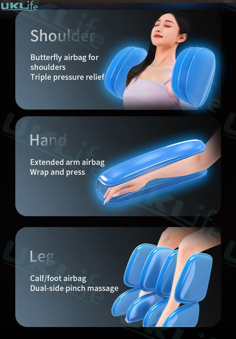 3 Year Warranty SL Track 3D Zero Gravity 4D Waist Heating Luxury Massage Chair Full body Airbag Massage Sofa Home Office Chair