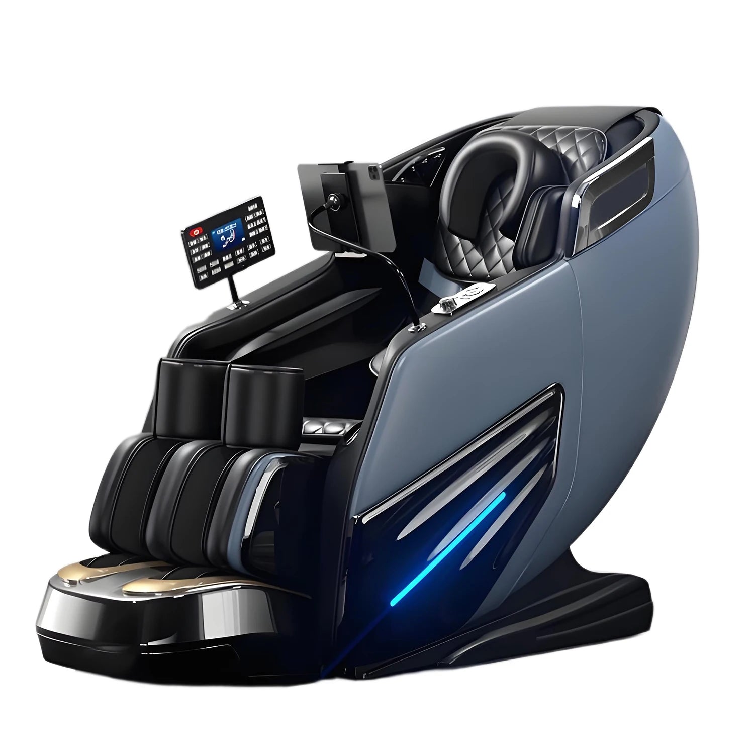 6D Smart Full Body Massage Chair Zero Gravity Relaxing Massage Recliner Chairs with SL-Track Bluetooth Speaker Heating Massage
