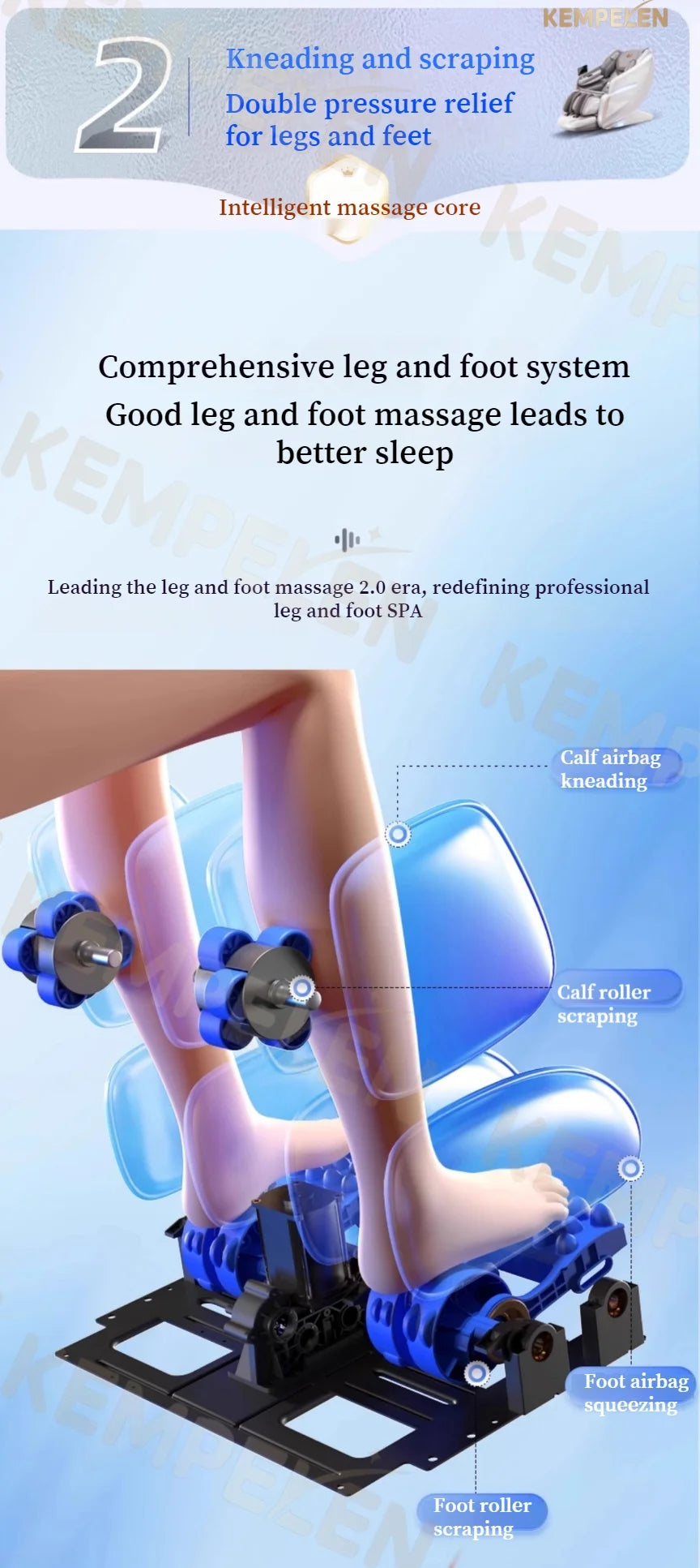 3D Massage Chair SL Track with AI Voice Control | Thai Stretch, Heating, Full Body Airbags, Foot Rollers, Bluetooth Music