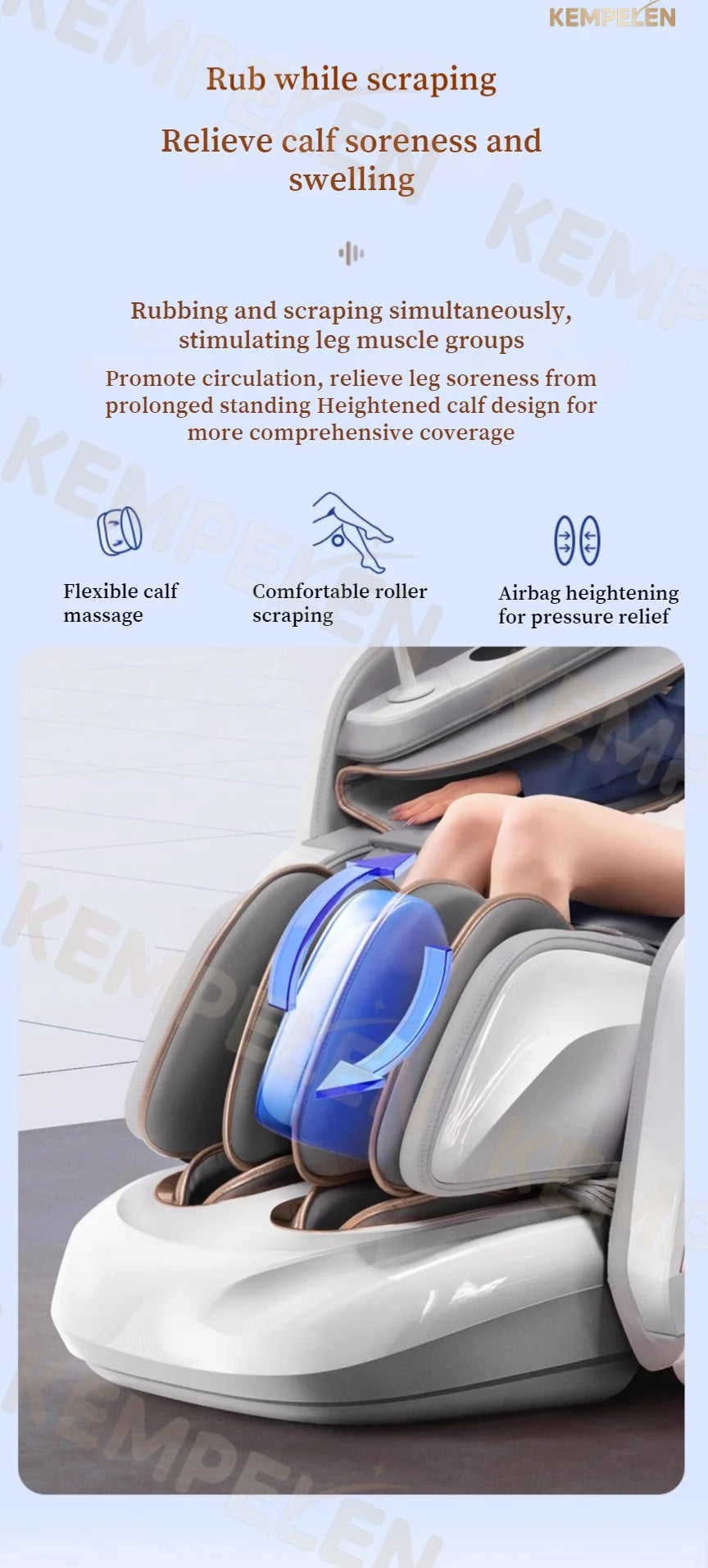 3D Massage Chair SL Track with AI Voice Control | Thai Stretch, Heating, Full Body Airbags, Foot Rollers, Bluetooth Music