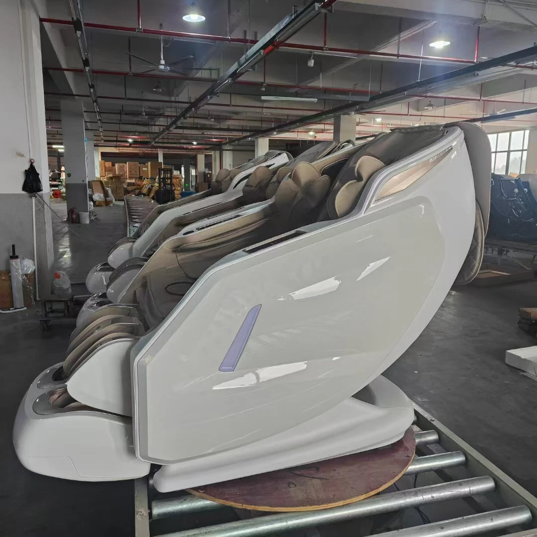 Best 4d Zero Gravity Massage Chair With SL Rail Design Full Body Airbag Massage Foot Rollers Bluetooth Audio Relaxation