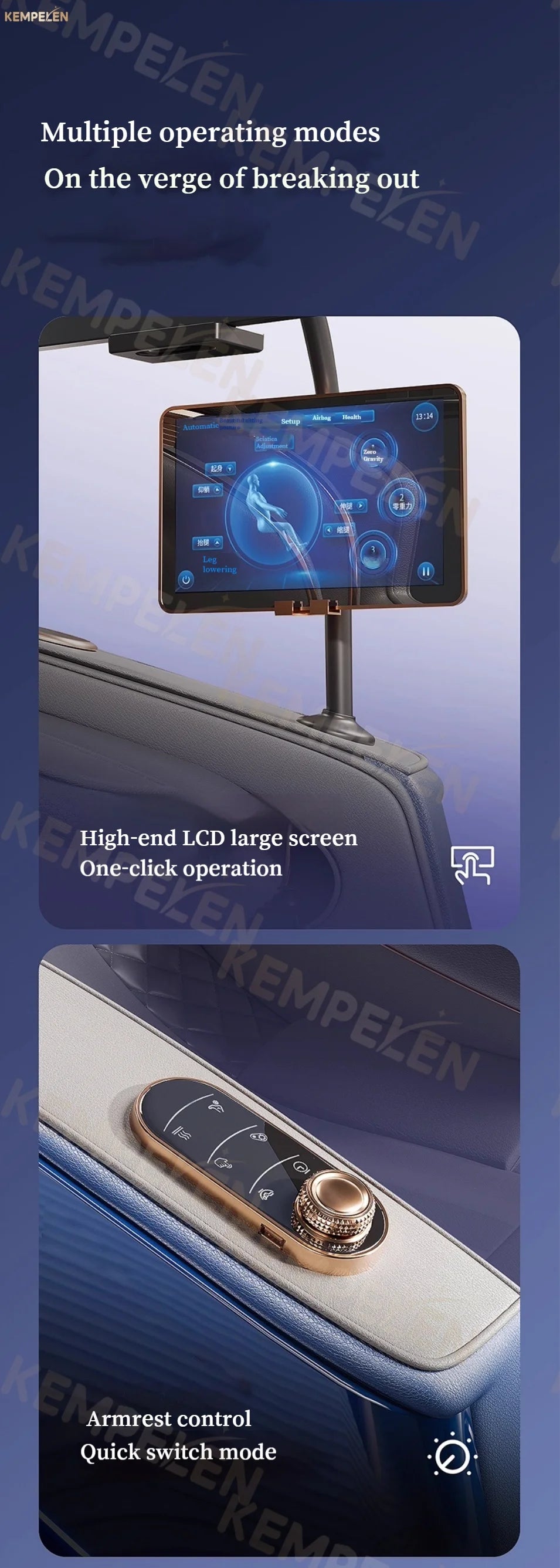 4D Full Body Massage Chair AI Voice Control Zero Gravity Thai Stretch Foot Scraping Blood Oxygen Monitor Home Relaxation