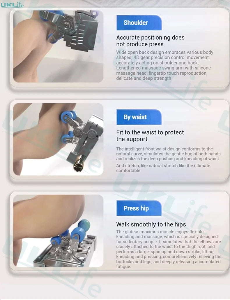 Dual-Core 4D SL-Track Zero Gravity Massage Chair | Full Body Thai Stretch & Foot Extension | 3 Year Warranty Home Luxury Electri