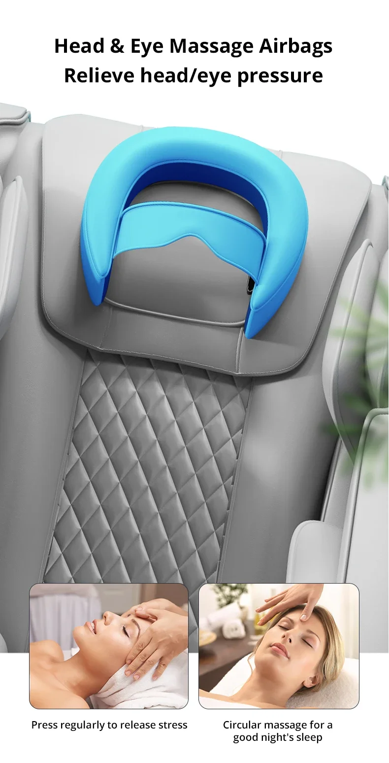 UKL-103-Fully Automatic Massage Chair, Bluetooth Heating, HiFi, Zero Gravity, Russian Control Screen, Diversification Roller, Lo