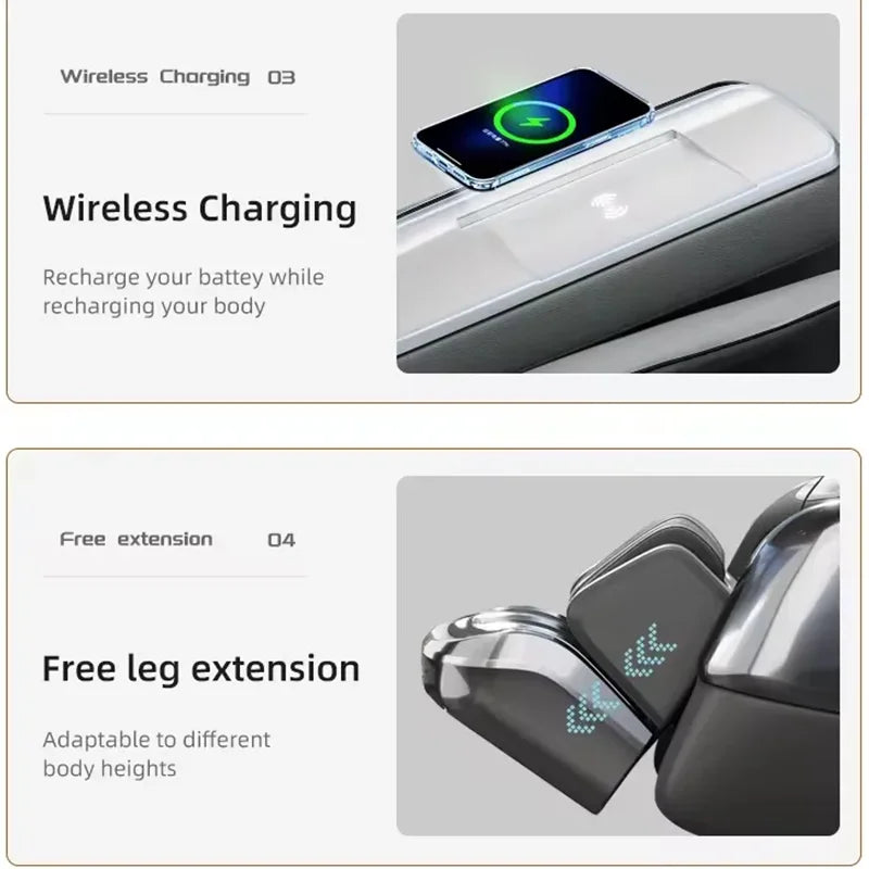 Massage Chair Full Body New Model Home Office Factory Price Electric Heating Kneading Luxury Zero Gravity Recliner Massage Chair