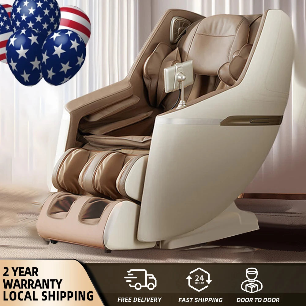2 Year Warranty 4D SL Airbag Zero Gravity full body Massage Chair Home 3D Office Foot Roller Shiatsu Office Chair Massage Sofa