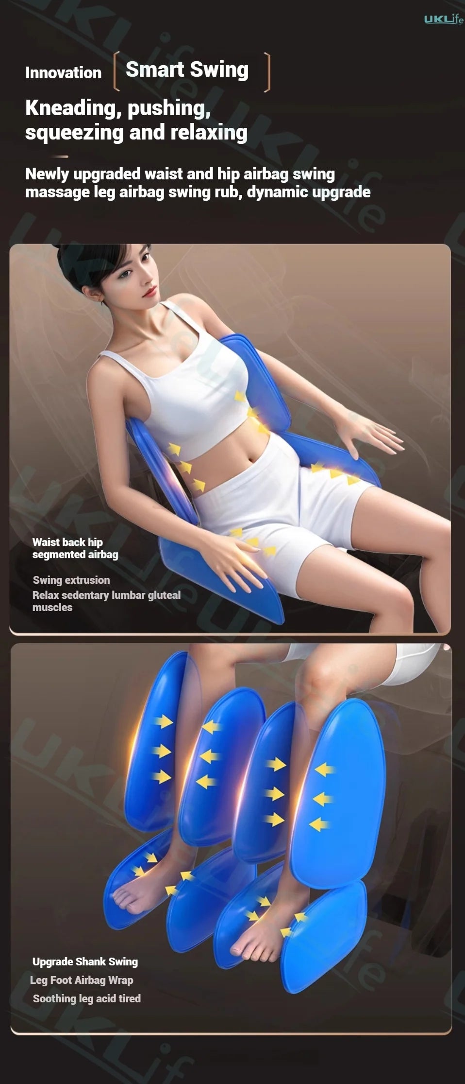 2025 New Model 4D+4D Dual Core Massage Chair with 25 Programs, Airbag Full Body, Health Scan, Zero Gravity, Lumbar Heating