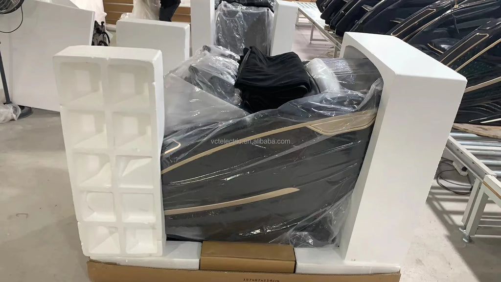 Electric Massage Chair Foot Roller Massage Lounge Chair Full Body Zero Gravity Stretching 4D Massage Chair 2025