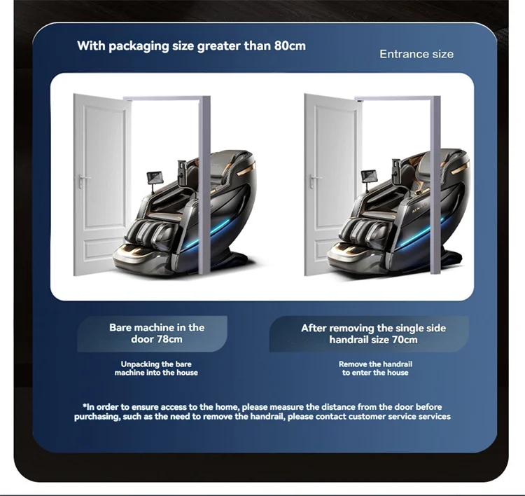 6D+6D Massage Chair Full Body Zero Gravity SL-Track Shiatsu Heating Massage Chairs with Body Scan Yoga Stretch Calf Extension