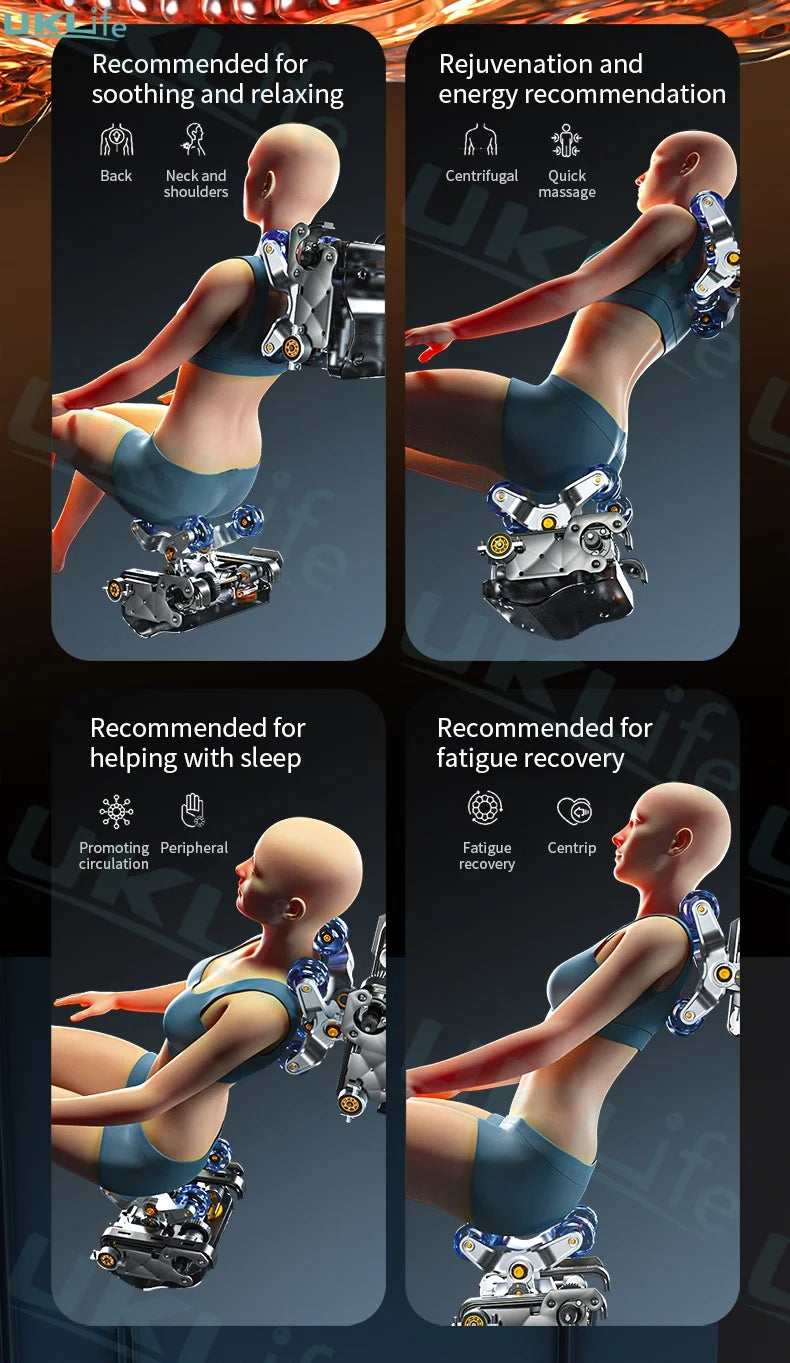 3 Year Warranty SL Track 3D Zero Gravity 4D Waist Heating Luxury Massage Chair Full body Airbag Massage Sofa Home Office Chair