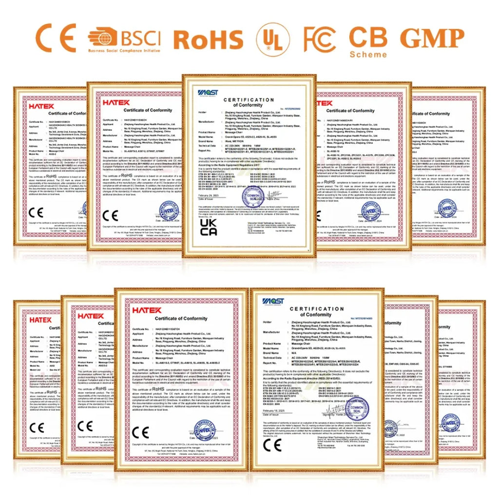 Electric Full Body Massage Chair 4D+3D Zero Gravity SL Track Dual Core Thai Stretch Smart Full Body Relaxation Massage Chairs