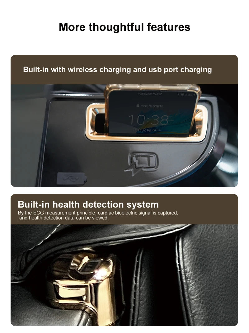 USA Local Delivery 135cmSL Shiatsu 4D Heating Airbag Zero Gravity full body Massage Chair Home Office Chair