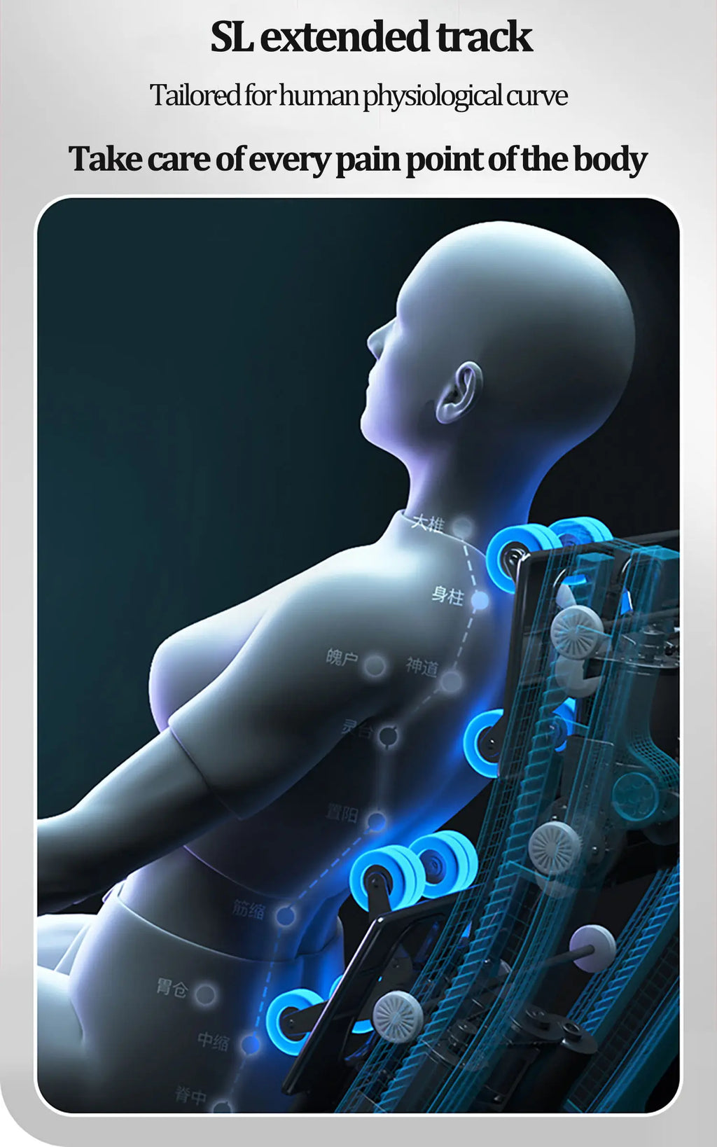 3  Year Warranty UKLife 4D SL-Track Full Body Air Bag Zero Gravity  Luxury Electric Massager Chairs For Office  Massage Sofa