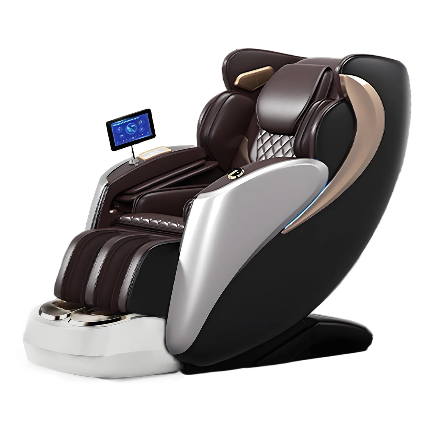 Dual-Core 4D SL-Track Zero Gravity Massage Chair | Full Body Thai Stretch & Foot Extension | 3 Year Warranty Home Luxury Electri