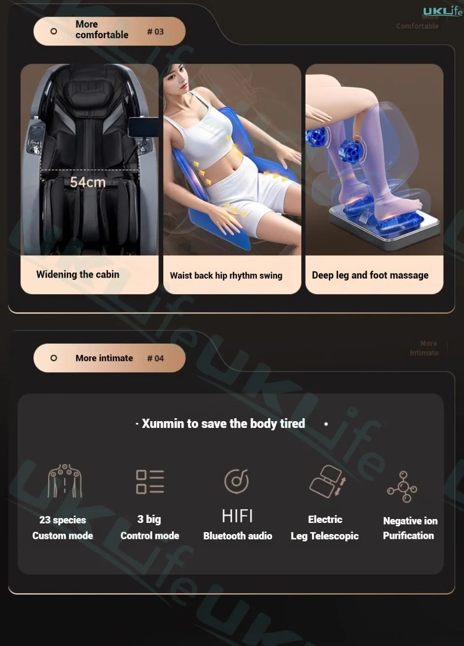 2025 New Model 4D+4D Dual Core Massage Chair with 25 Programs, Airbag Full Body, Health Scan, Zero Gravity, Lumbar Heating