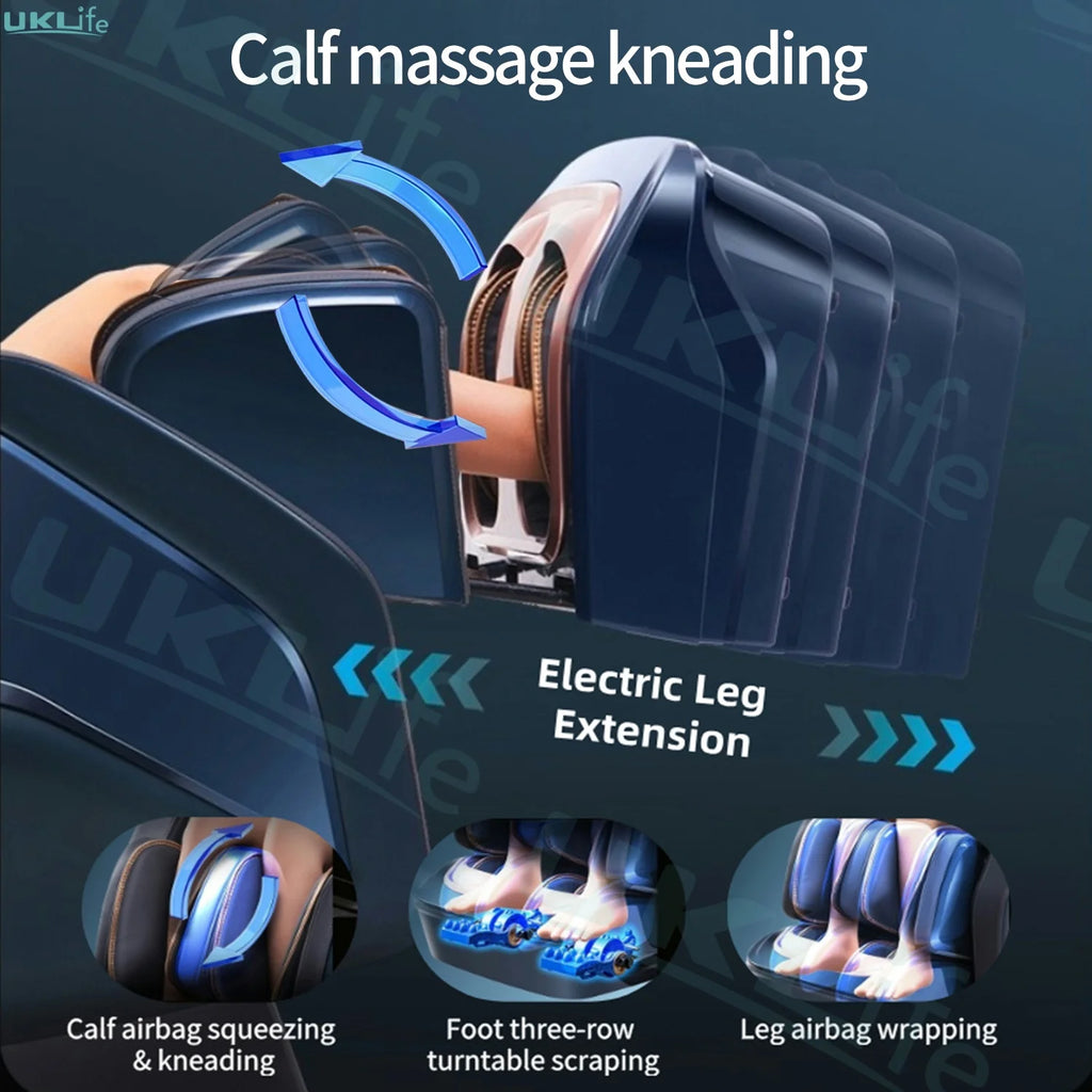 3 Year Warranty SL Track 3D Zero Gravity 4D Waist Heating Luxury Massage Chair Full body Airbag Massage Sofa Home Office Chair