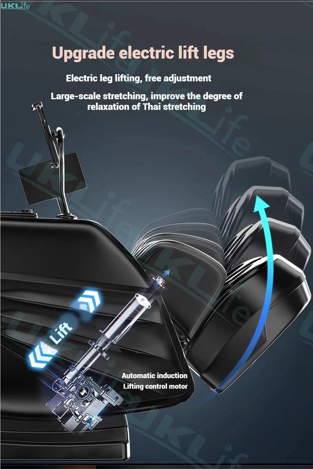 6D Jade 6-Roller Massage Chair w/ Thai Stretch, Zero Gravity & AI Voice - Shiatsu Recliner for Home/Office, 3-Year Warranty