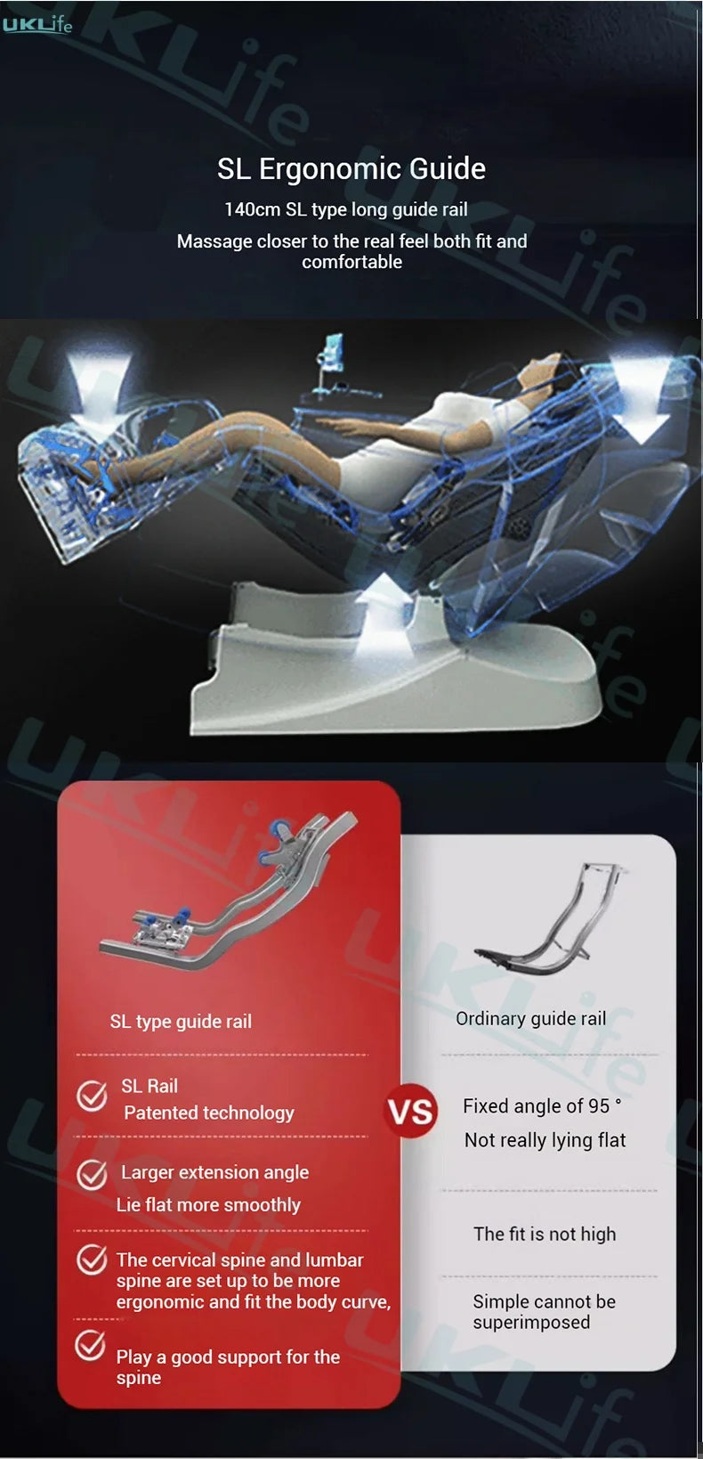 Dual-Core 4D SL-Track Zero Gravity Massage Chair | Full Body Thai Stretch & Foot Extension | 3 Year Warranty Home Luxury Electri