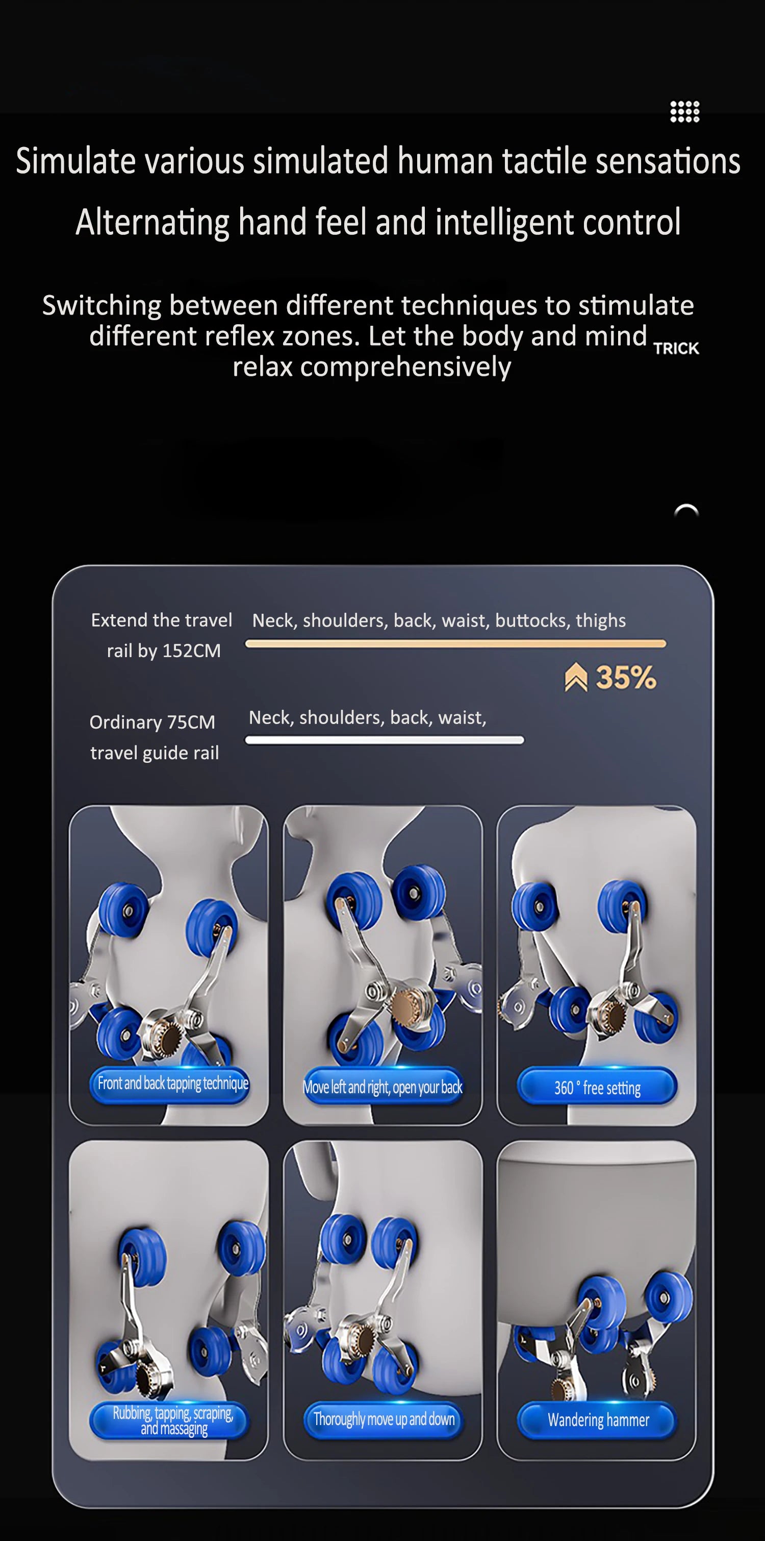 Best 4d Zero Gravity Massage Chair With SL Rail Design Full Body Airbag Massage Foot Rollers Bluetooth Audio Relaxation