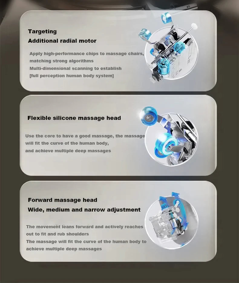 Home & Office 4D Massage Chair – Full Body SL Track, Zero Gravity, Heating, Space-Saving Design | 3-Year Warranty