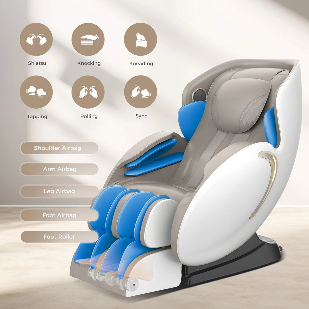 4D SL Airbag Zero Gravity full body Massage Chair Home 3D Office Foot Roller Shiatsu Office Chair Massage Sofa